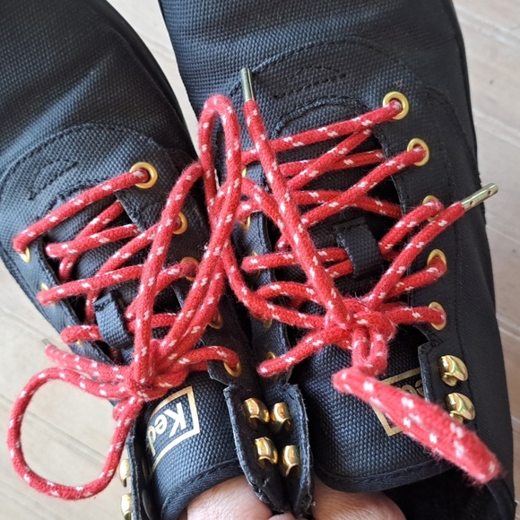 Keds Scout Splash Dream Foam Sneaker Waterproof Stain Resistent Red Laces Canvas - Picture 6 of 10